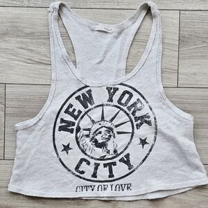 Girls Papaya New York City Graphic Muscle Tank Top Terry Small City Of Love